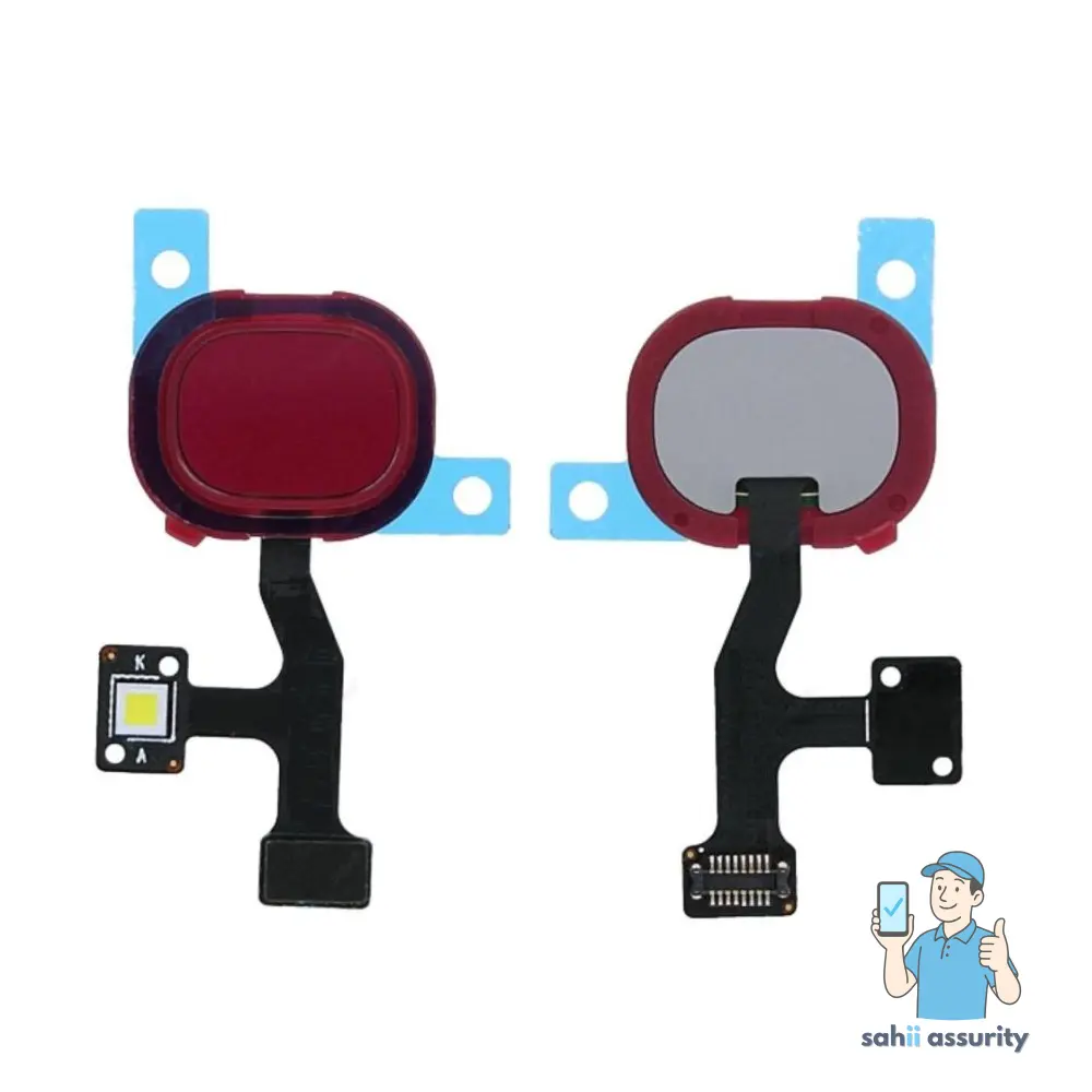 Fingerprint Sensor with Flex Cable for Samsung Galaxy M31 Red